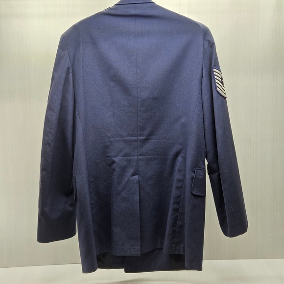 Vintage US Air Force Dress Uniform Jacket 42L Sergeant Master Missleman Rank - Picture 6 of 11